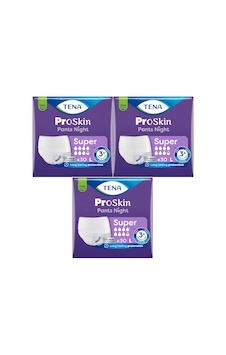 Tena Proskin Pants Süper Night Gece Emici Külot Bezi L 90 Adet Tena Proskin Pants Süper Night Gece Emici Külot Bezi L 90 Adet