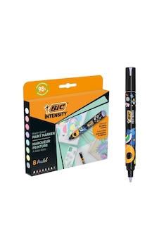 Bic Intensity Paint Marker 8'li Pastel Çok Renkli Bic Intensity Paint Marker 8'li Pastel Çok Renkli