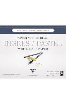 Clairefontaine İngres Pastel Blok 24x30 25 Yap. 130gr - 96482c