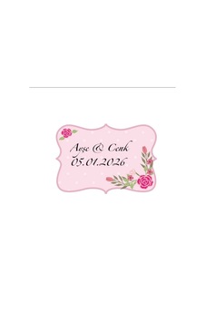 Köşeleri Dal Ve Yaprak Motifli Kare Mühür Kına Nişan Düğün 3x3 Cm Özel Etiket / 50 Adet Sticker Beyaz Köşeleri Dal Ve Yaprak Motifli Kare Mühür Kına Nişan Düğün 3x3 Cm Özel Etiket / 50 Adet Sticker Beyaz