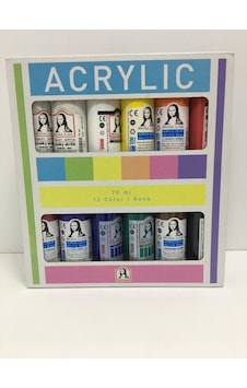 Südor Monalisa Akrilik 12 X 70 Ml Set Extra Beyaz Südor Monalisa Akrilik 12 X 70 Ml Set Extra Beyaz