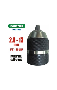 Partner 21069 Anahtarsız Otomatik Sıkmalı Mandren Metal Gövde