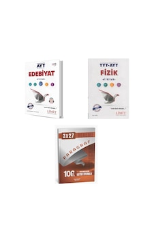 2027 Limit Ayt Edebiyat + Fizik Tyt El Kitabı + Anla Kazan Paragraf Deneme 3'lü Set 2027 Limit Ayt Edebiyat + Fizik Tyt El Kitabı + Anla Kazan Paragraf Deneme 3'lü Set