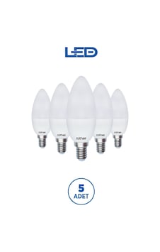 Rtl02101-5 Rother Led Mum Avize Ampul 6w E14 470 Lümen 6500k Beyaz Işık Enerji Tasarruflu Ampul 5 Ad Rtl02101-5 Rother Led Mum Avize Ampul 6w E14 470 Lümen 6500k Beyaz Işık Enerji Tasarruflu Ampul 5 Ad