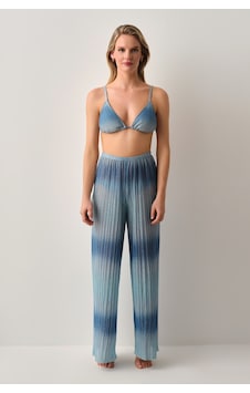 Suwen Beachy Plaj Pantolonu Sba26580p1418 Mavi Batik Desenli Suwen Beachy Plaj Pantolonu Sba26580p1418 Mavi Batik Desenli