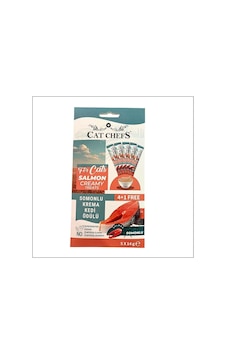 Cat Chefs Somonlu Krema Kedi Ödülü 5x14gr Cat Chefs Somonlu Krema Kedi Ödülü 5x14gr