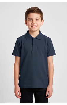 Modanino Erkek Çocuk %100 Pamuk Ve Okul Tarz T-shirt 4-16 Yaş 12790mrt Koyu Lacivert
