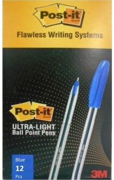 Tükenmez Kalem Ultra Lıght Ball Point Pens 12li Paket Mavi