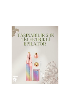 Mini Elektrikli Epilatör Usb Şarjlı Acısız Yüz Ve Kaş Bakım Aleti