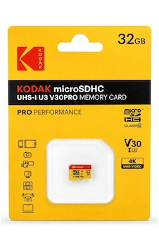 Kodak 32gb Micro Sdhc Uhs-ı U3 V30 Pro 100mb/s + 70mb/s Hafıza Kartı Kodak 32gb Micro Sdhc Uhs-ı U3 V30 Pro 100mb/s + 70mb/s Hafıza Kartı