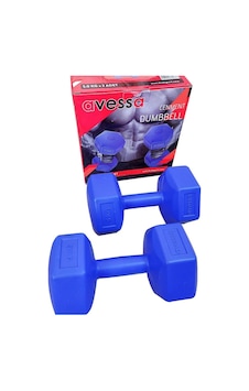 5 Kg Dambıl Set 2 Adet Toplam 10 Kg, Avs-5kg-dambil-mavi 5 Kg Dambıl Set 2 Adet Toplam 10 Kg, Avs-5kg-dambil-mavi