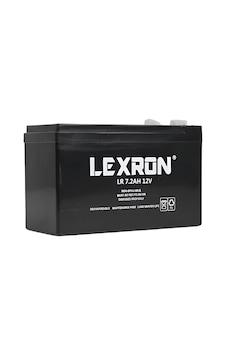 Lexron 12 Volt 7.2 Amper Kuru Tip Akü Lexron 12 Volt 7.2 Amper Kuru Tip Akü