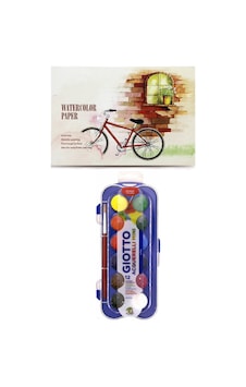 Suluboya Blok 12 Yaprak 230 Gram 105 x 155 mm Giotto Suluboya Set