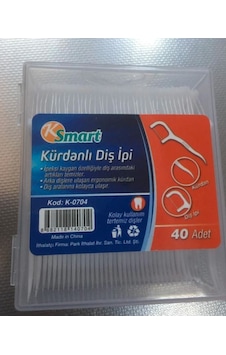 K Smart K-0704 Kürdanlı Diş İpi 40'lı K Smart K-0704 Kürdanlı Diş İpi 40'lı
