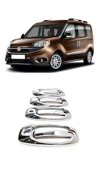 Fiat Doblo Krom Kapı Kolu 4 Kapı Paslanmaz Çelik 2011-2023 Arası Uyumlu Fiat Doblo Krom Kapı Kolu 4 Kapı Paslanmaz Çelik 2011-2023 Arası Uyumlu