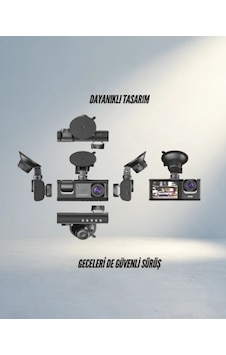 Gece Görüşlü Araç Kamerası 1080p Ön Kamera İle Gece Görüşlü Araç Kamerası 1080p Ön Kamera İle