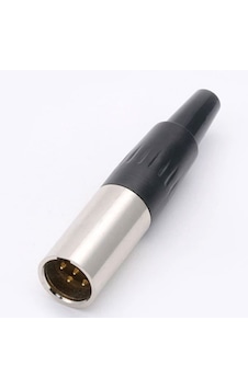 Mini Canon 4 Pin Erkek Jack Fiş