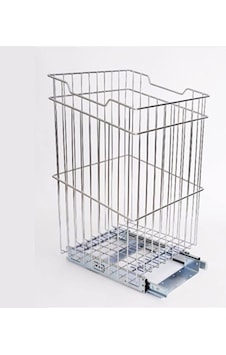 Alttan Raylı Çamaşır Sepeti 40 Cm Çok Renkli