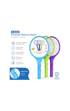 Vaveni Elektronik Sinek Öldürücü Raket Renkli Arz Vaveni Elektronik Sinek Öldürücü Raket Renkli Arz