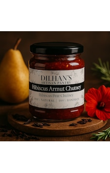 Dilhan's Artisan Pantry Hibiscus & Armut Chutney Doğal Katkısız Ev Yapımı Sos 300 ML Dilhan's Artisan Pantry Hibiscus & Armut Chutney Doğal Katkısız Ev Yapımı Sos 300 ML
