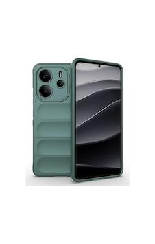 Zore Redmi Note 14 4g Kılıf Esnek Tpu Oyuklu Arka Yüzey Tasarımlı Omsy Etnik Silikon Kapak - Koyu Yeşil Zore Redmi Note 14 4g Kılıf Esnek Tpu Oyuklu Arka Yüzey Tasarımlı Omsy Etnik Silikon Kapak - Koyu Yeşil