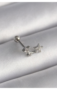 316l Çelik Gümüş Renk Zirkon Taşlı Yıldız Tragus Piercing Tj Tdrtr 316l Çelik Gümüş Renk Zirkon Taşlı Yıldız Tragus Piercing Tj Tdrtr