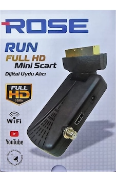 Rose Run Full Hd Scart 2 In 1 Uydu Alıcısı