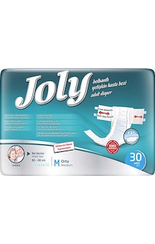 Joly Belbantlı Yetişkin Hasta Bezi M 30'Lu Joly Belbantlı Yetişkin Hasta Bezi M 30'Lu