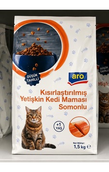 Kısırlaştırılımış Yetişkin Kedi Maması Somonlu 1,5 Kg Kısırlaştırılımış Yetişkin Kedi Maması Somonlu 1,5 Kg