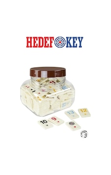 Hedef Okey Taşı Krem Rengi