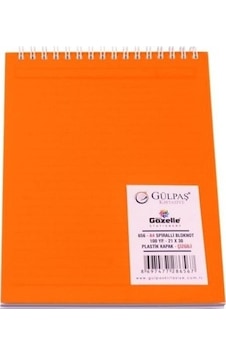 Gülpaş A4 Spiralli Bloknot 100 Yaprak 21 x 30 Çİizgili 656