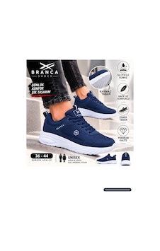 Branca Unisex Erkek Kadın Yarı Ortapedik Günlük Spor Sneaker Yürüyüş Outdoor Ayakkabı Lacivert Lacıvert Branca Unisex Erkek Kadın Yarı Ortapedik Günlük Spor Sneaker Yürüyüş Outdoor Ayakkabı Lacivert Lacıvert