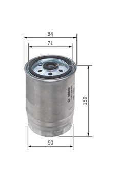 BOSCH F026407209 YAĞ FİLTRESİ ATOS i10 i20 PICANTO ACCENT BLUE 15 BOSCH F026407209 YAĞ FİLTRESİ ATOS i10 i20 PICANTO ACCENT BLUE 15