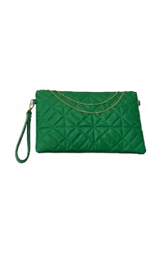 Names Bag Desenli Portföy Clutch Çanta 25x19 Cm - El Çantası Yeşil Yeşil Names Bag Desenli Portföy Clutch Çanta 25x19 Cm - El Çantası Yeşil Yeşil