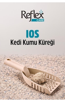 Reflex Care İos Kedi Kumu Küreği Bej 29,5 X 9,5 X 3,5 Cm