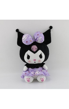 Kawaii Sanrio Kuromi Karikatür Peluş Oyuncak Mor