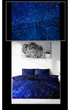 Bluelight Çift Kişilik 4 Parça Nevresim Takım Ve 2 Adet Fon Perde Açık Mavi Bluelight Çift Kişilik 4 Parça Nevresim Takım Ve 2 Adet Fon Perde Açık Mavi