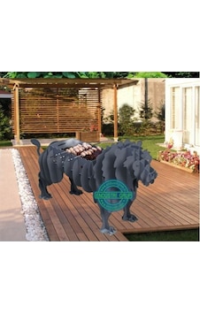 Endüstri Grup - Aslan Figürü Heykel Kömürlü Mangal Barbekü Izgara Endüstri Grup - Aslan Figürü Heykel Kömürlü Mangal Barbekü Izgara