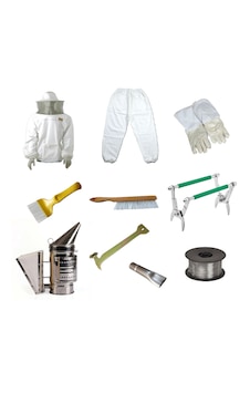 Arıcılık Başlangıç Seti Arı Malzemeleri 10 Parça Maske+körük+ilaçlama Ucu+el Demiri+sır Tarağı+eldiven+pantolon+çerçeve Teli+fırça+maşa Arıcılık Başlangıç Seti Arı Malzemeleri 10 Parça Maske+körük+ilaçlama Ucu+el Demiri+sır Tarağı+eldiven+pantolon+çerçeve Teli+fırça+maşa