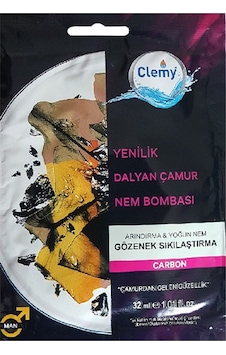 Clemy Dalyan Çamur Carbon Nem Bombası Maskesi