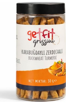 Getfit Karabuğdaylı Zerdeçallı Grissini 80 Gr Getfit Karabuğdaylı Zerdeçallı Grissini 80 Gr