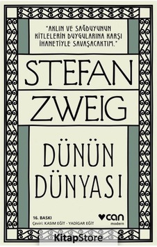 Dünün Dünyası / Stefan Zweig N11.19803 Dünün Dünyası / Stefan Zweig N11.19803