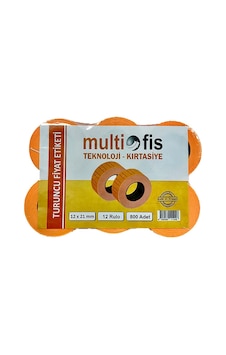 Multiofis Turuncu 12 Li Pk Fiyat Makina Etiketi 800 Lü Multiofis Turuncu 12 Li Pk Fiyat Makina Etiketi 800 Lü