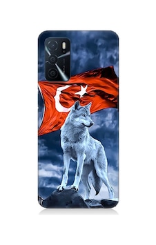 Oppo A16 Uyumlu Silikon Kılıf Kurt Göktürk Ve Bayrak Oppo A16 Uyumlu Silikon Kılıf Kurt Göktürk Ve Bayrak