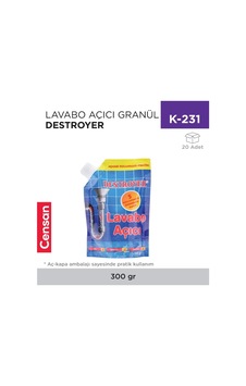 Lavabo Açıcı Granül Destroyer 300 Gr