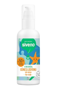 Siveno %100 Doğal Çocuklar İçin Güneş Losyonu 50+ Faktör 100 Ml Siveno %100 Doğal Çocuklar İçin Güneş Losyonu 50+ Faktör 100 Ml
