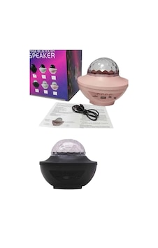 Buğz Dönen Işıklı Disko Topu Projektör Müzik Çalarlı Disco Speaker Diğer