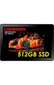 CODEGEN 512GB 500MB-450MB/S 2.5" Sata 3 SSD (CDG-512GB-SSD25) CODEGEN 512GB 500MB-450MB/S 2.5" Sata 3 SSD (CDG-512GB-SSD25)