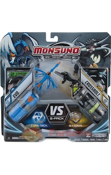 Monsuno 2 Karekterli Fırlatma Tüpü ve Kartlar Evo Vs Crossbolt