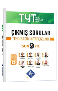 TYT Çıkmış Sorular Son 9 Yıl Tıpkı Basım Kitapçıkları KR Akademi Yayınları TYT Çıkmış Sorular Son 9 Yıl Tıpkı Basım Kitapçıkları KR Akademi Yayınları